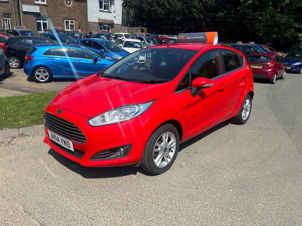 Ford Fiesta 1.25 Zetec Hatchback Euro 5 82 Red #3
