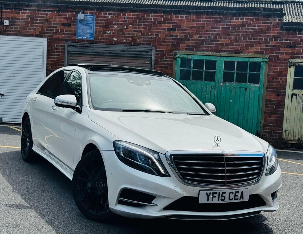 Mercedes-Benz S Class 3.0 S350l V6 Bluetec Amg Line G-tronic Euro 6 S N444TOG White