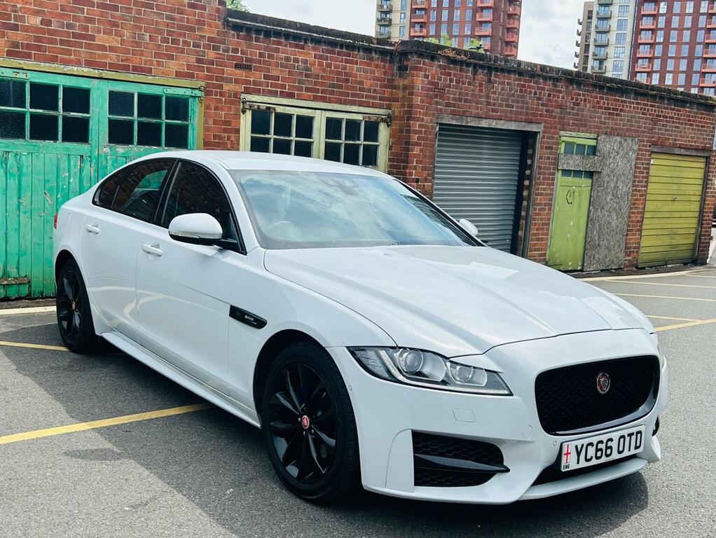 Jaguar XF 2.0D R-sport Euro 6 Ss White #2
