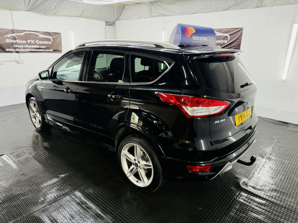Ford Kuga 2.0 Tdci Titanium X Awd YY14XLS Black #4