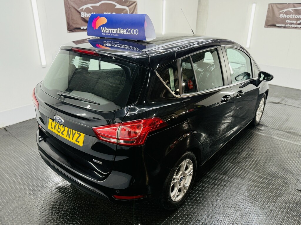 Ford B-Max Mpv 1.0T Ecoboost Titanium Euro 5 Ss 2012 Black #13