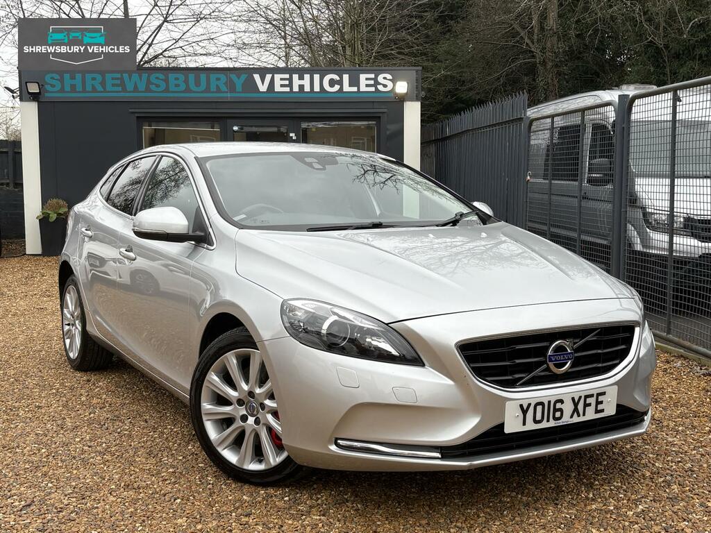 Volvo V40 2.0 D2 Se Lux Nav Hatchback Euro 6 Silver #4