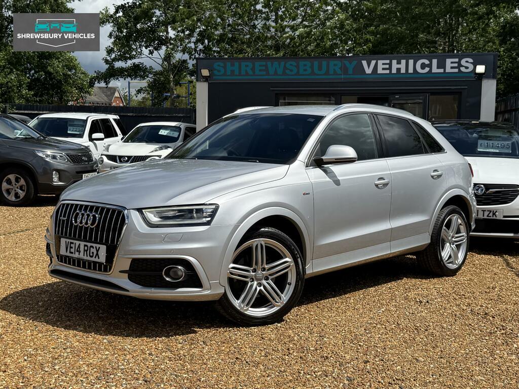 Audi Q3 2.0 Tdi S Line Plus Suv Quattro VE14RGX Silver #2