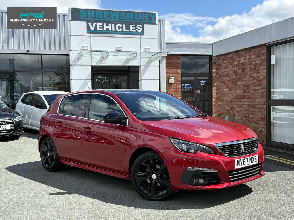 Peugeot 308 1.2 Puretech Gt Line Hatchback E WV67NXE Red #5