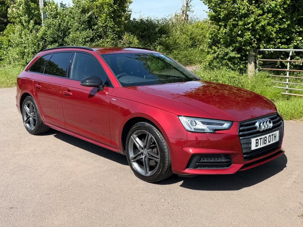 Audi A4 Avant Estate 2.0 Tdi S Line S Tronic Euro 6 Ss 2 Red