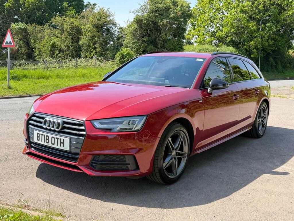 Audi A4 Avant Estate 2.0 Tdi S Line S Tronic Euro 6 Ss 2 BT18OTH Red #5