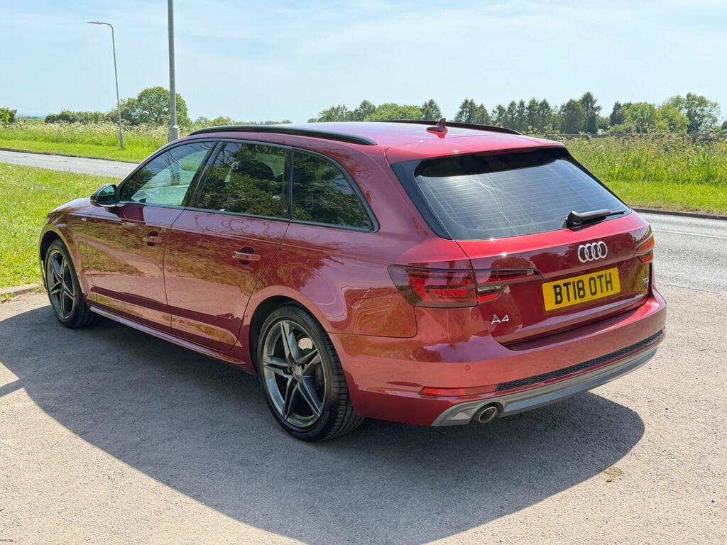 Audi A4 Avant Estate 2.0 Tdi S Line S Tronic Euro 6 Ss 2 BT18OTH Red #6