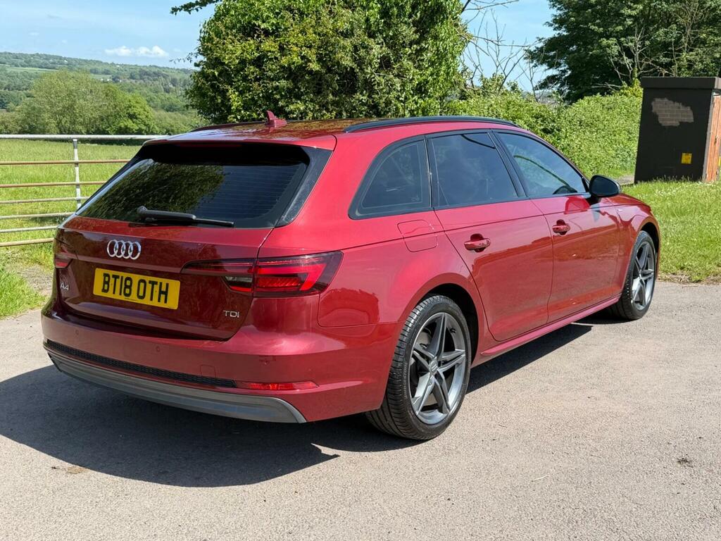 Audi A4 Avant Estate 2.0 Tdi S Line S Tronic Euro 6 Ss 2 BT18OTH Red #2