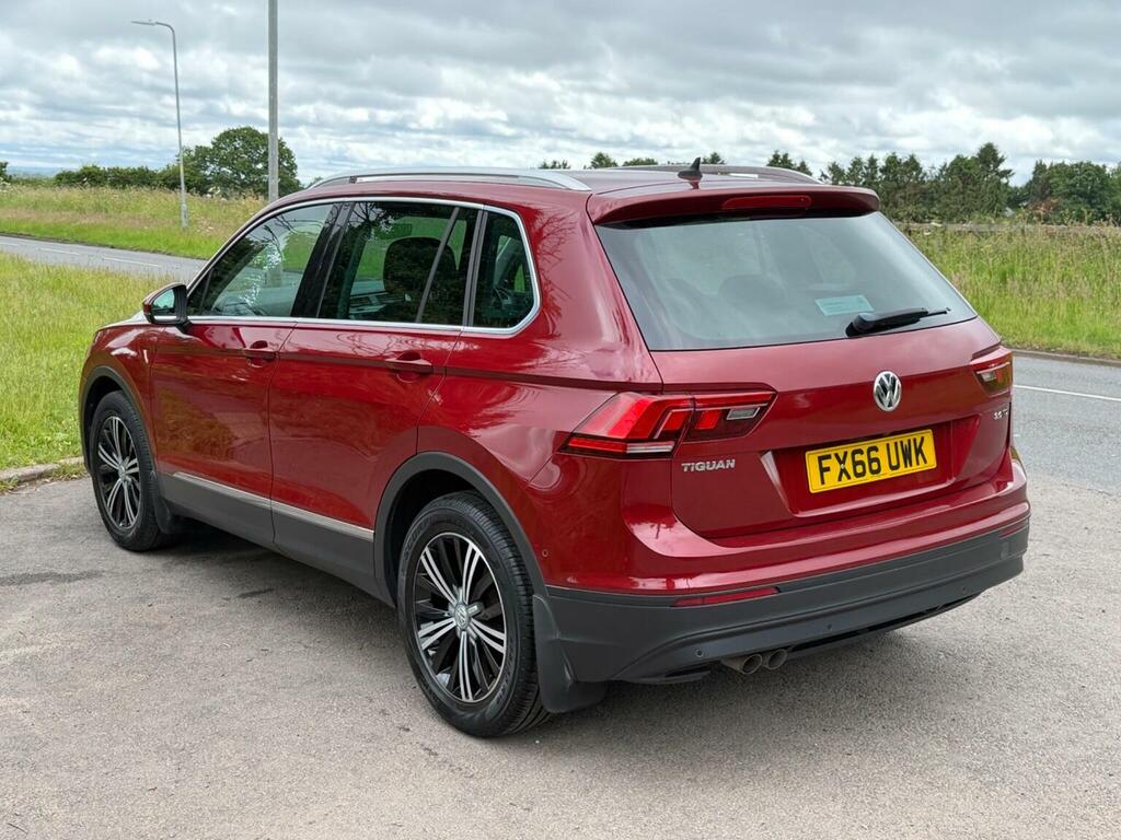 Volkswagen Tiguan Suv 2.0 Tdi Bluemotion Tech Se Navigation Euro 6 FX66UWK Red #6