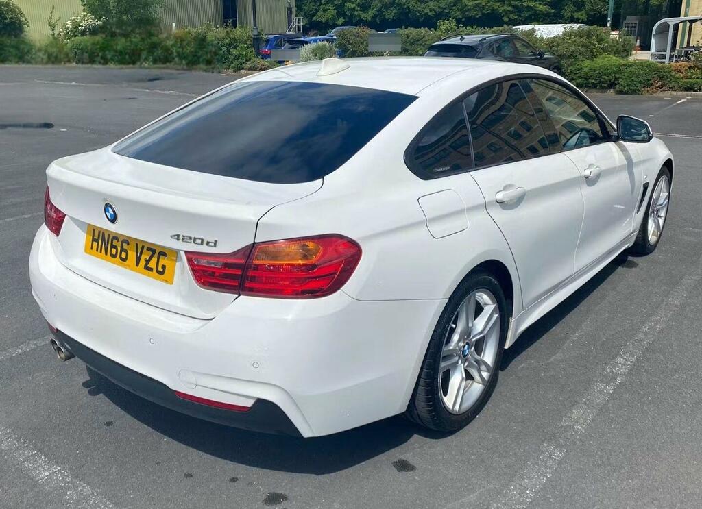 BMW 4 Series Gran Coupe M Sport White #2
