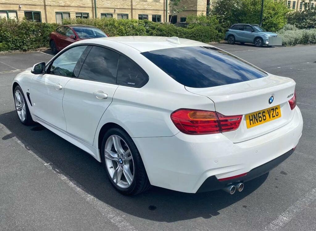 BMW 4 Series Gran Coupe M Sport White #3