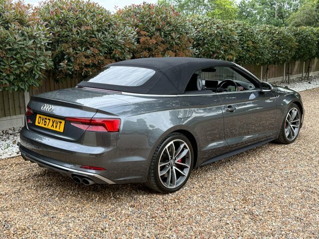 Audi S5 2017 3.0 Tfsi V6 Cabriolet Tiptronic Qu OY67XVT Grey #6