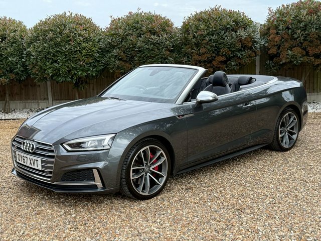 Audi S5 2017 3.0 Tfsi V6 Cabriolet Tiptronic Qu OY67XVT Grey #5