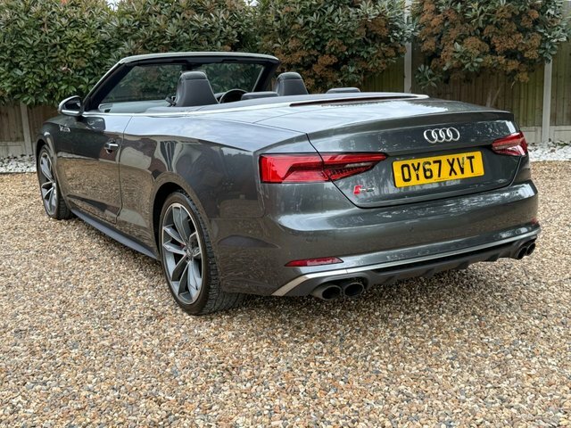 Audi S5 2017 3.0 Tfsi V6 Cabriolet Tiptronic Qu OY67XVT Grey #4