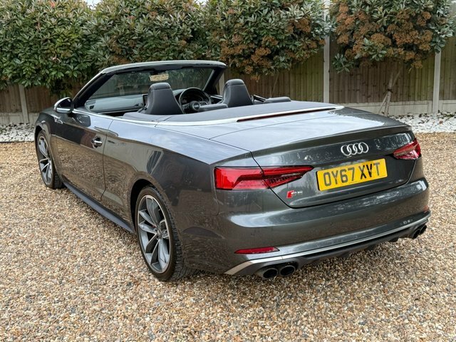 Audi S5 2017 3.0 Tfsi V6 Cabriolet Tiptronic Qu OY67XVT Grey #2