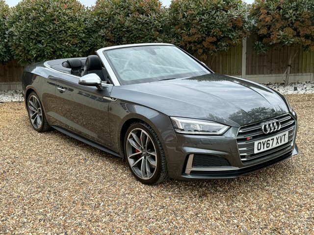 Audi S5 2017 3.0 Tfsi V6 Cabriolet Tiptronic Qu OY67XVT Grey