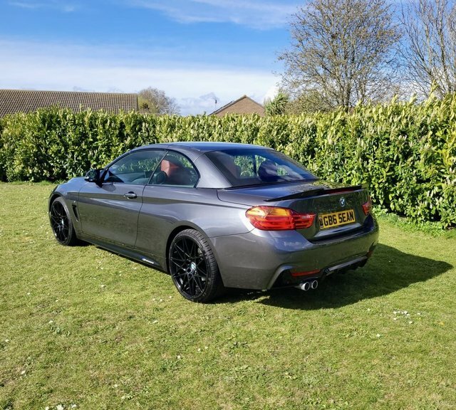 BMW 4 Series 2017 2.0 420D M Sport Convertible Grey #2
