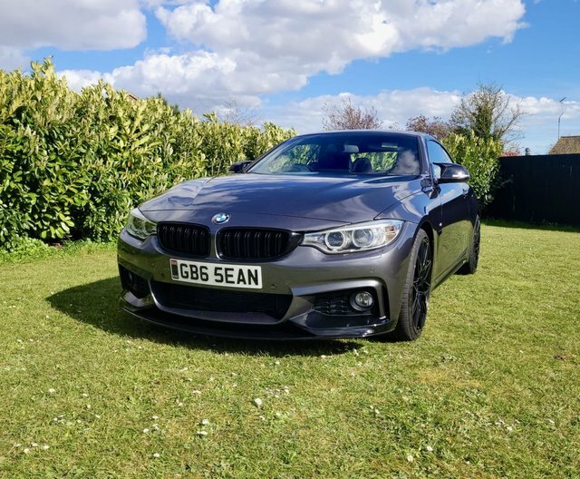 BMW 4 Series 2017 2.0 420D M Sport Convertible Grey #6