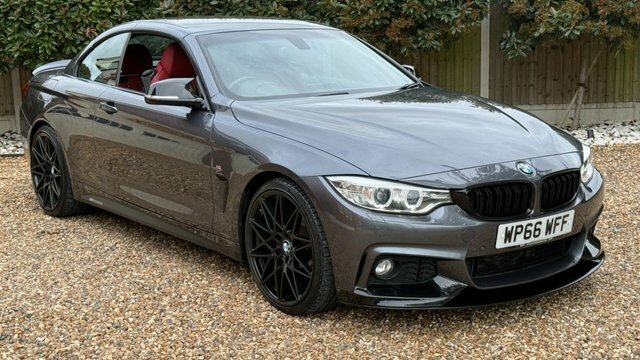 BMW 4 Series 2017 2.0 420D M Sport Convertible Grey