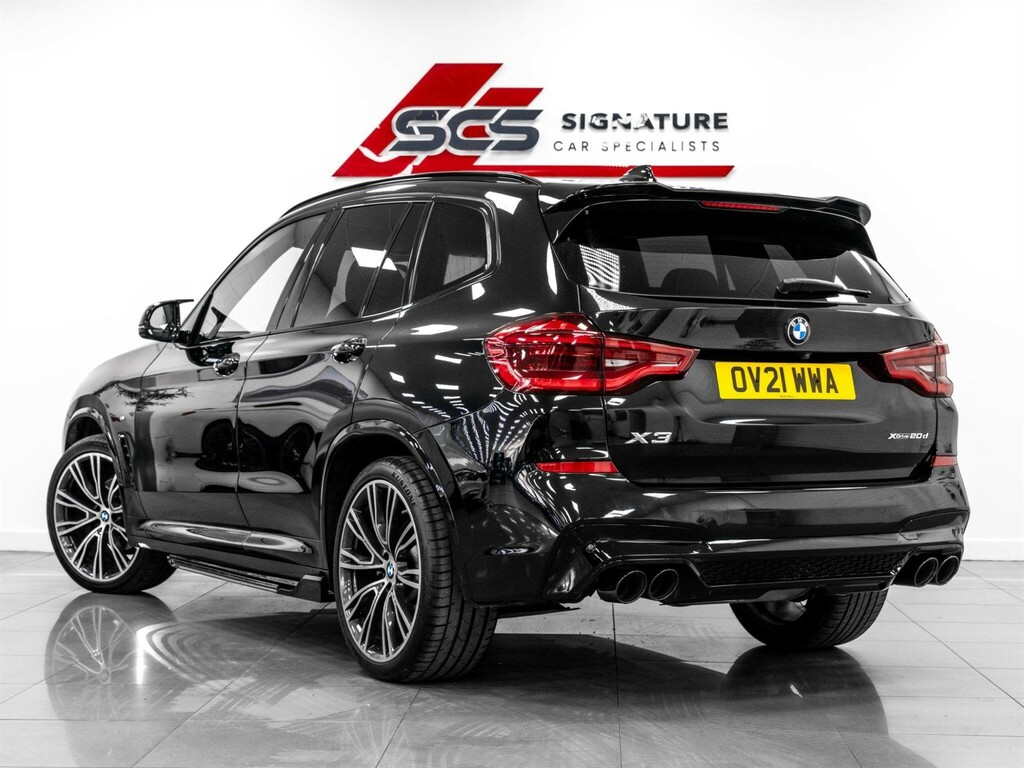 BMW X3 Xdrive20d M Sport Black #3
