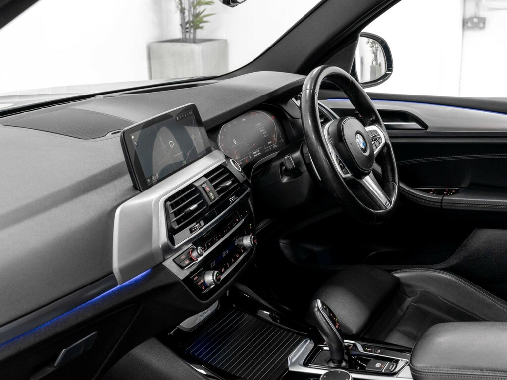 BMW X3 Xdrive20d Mht M Sport Step White #26