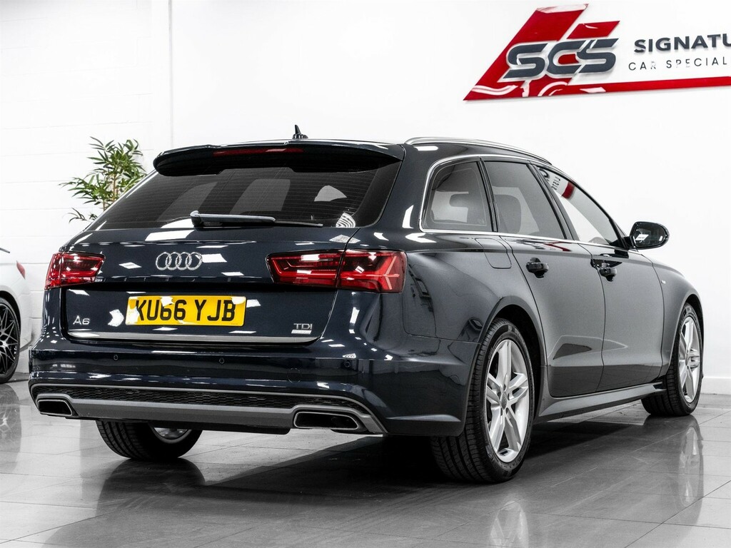 Audi A6 Avant Estate Blue #4