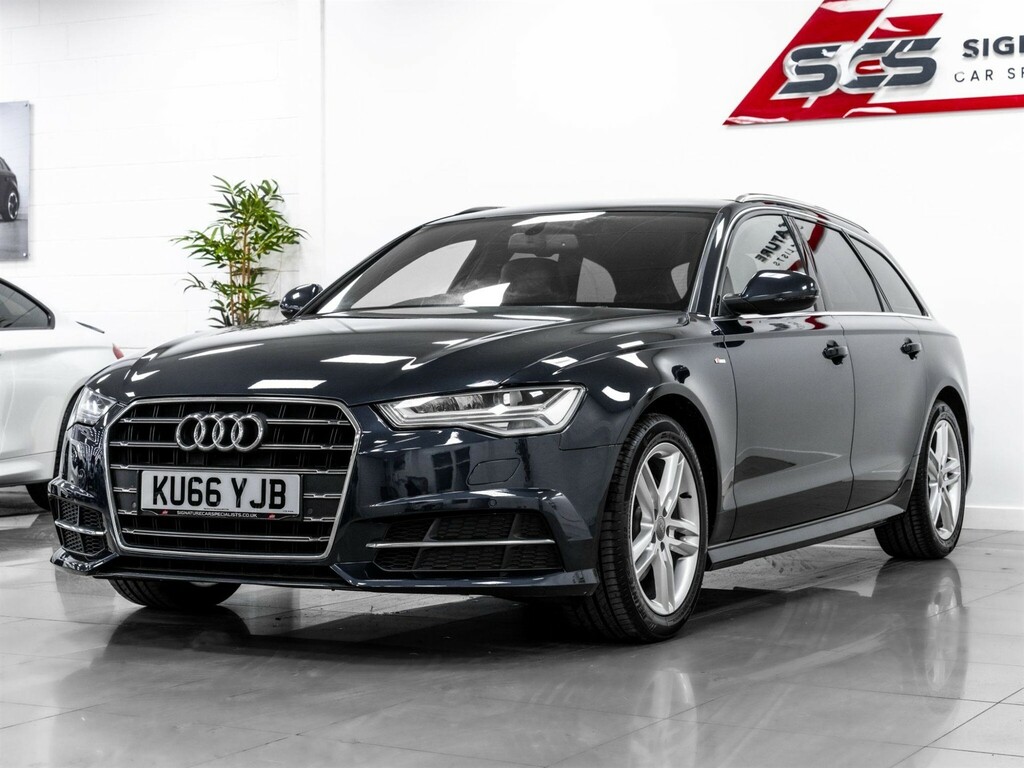 Audi A6 Avant Estate Blue #2