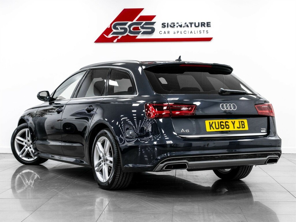 Audi A6 Avant Estate Blue #3