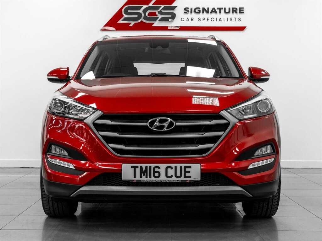 Hyundai Tucson Suv Red #5