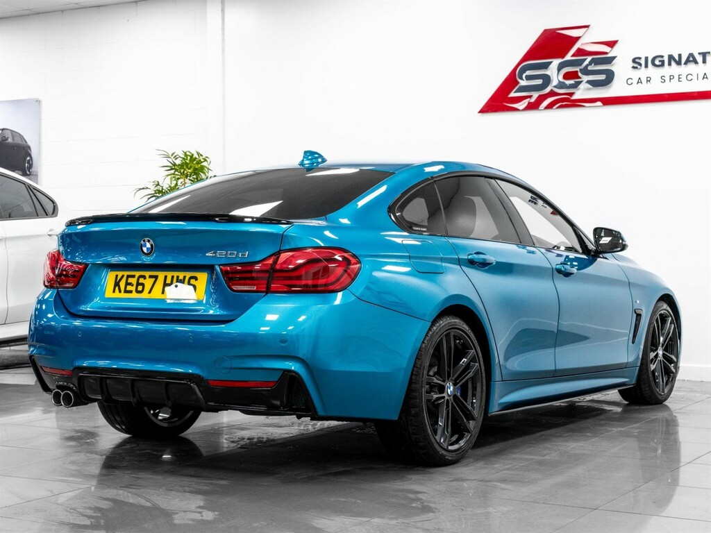 BMW 4 Series Hatchback Blue #4