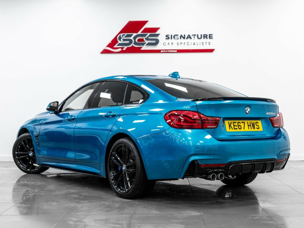 BMW 4 Series Hatchback Blue #3