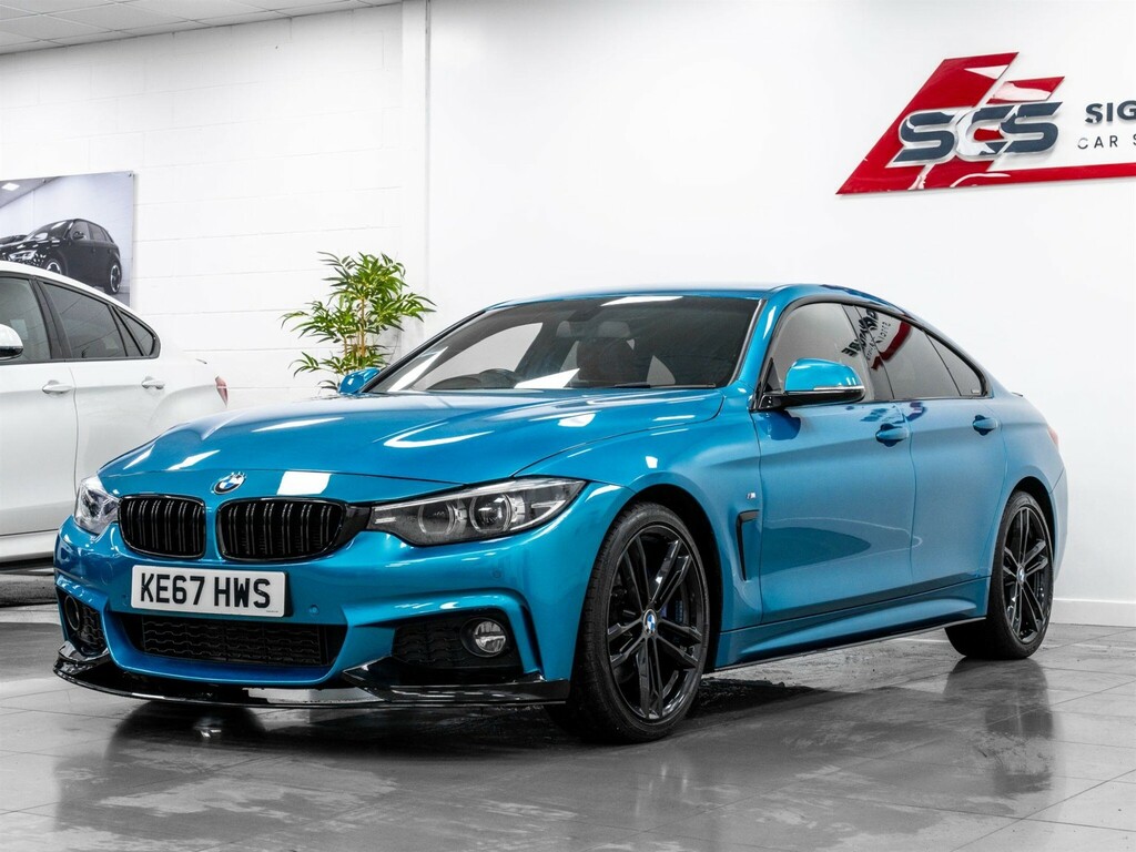 BMW 4 Series Hatchback Blue #2
