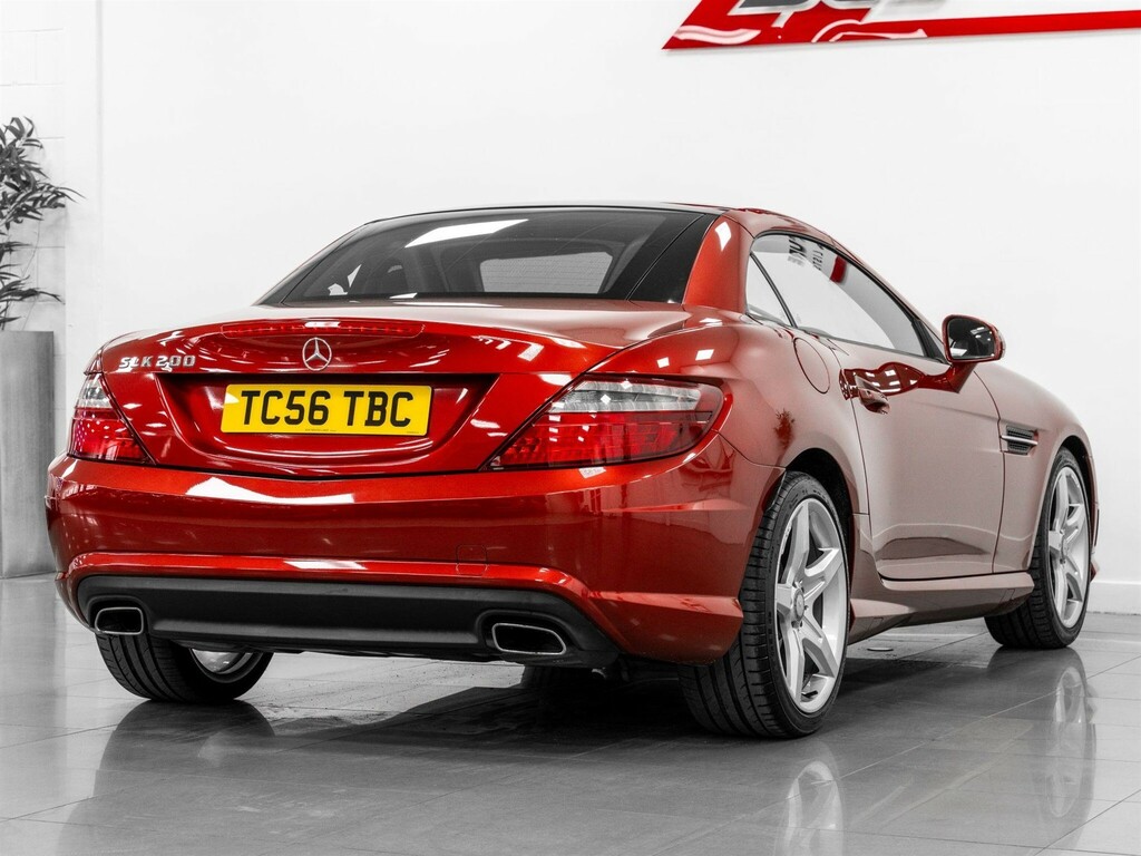 Mercedes-Benz SLK Convertible Red #5