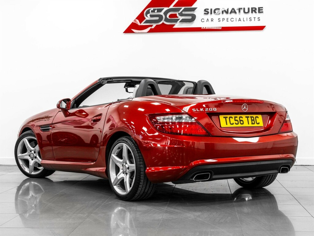Mercedes-Benz SLK Convertible Red #4