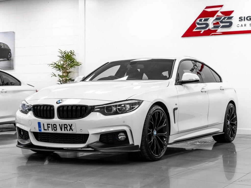 BMW 4 Series Coupe White #2