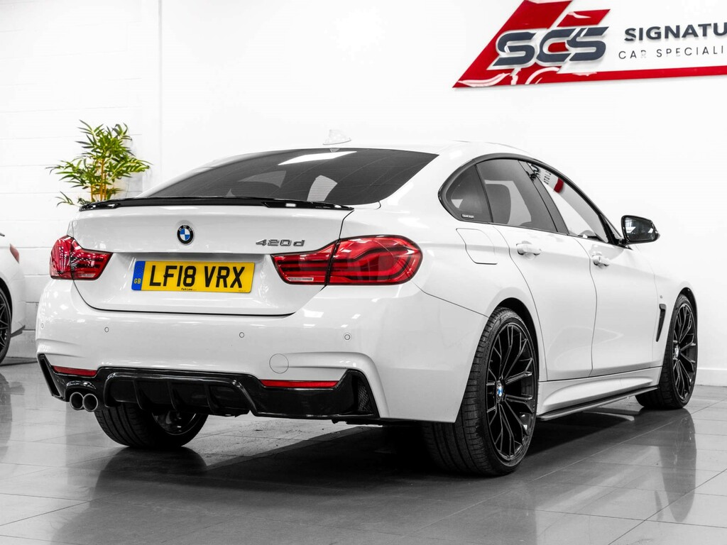 BMW 4 Series Coupe White #4