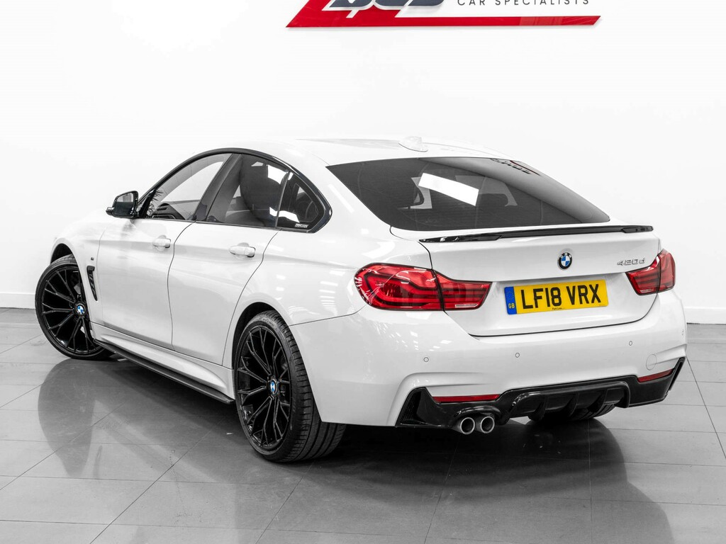 BMW 4 Series 3.0 430D M Sport White #8