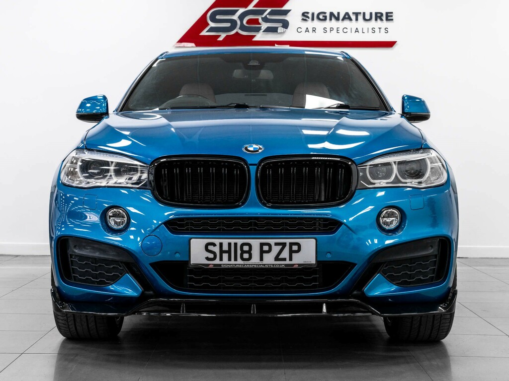 BMW X6 Suv Blue #5