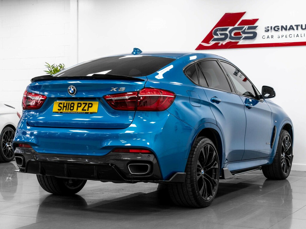 BMW X6 Suv Blue #4