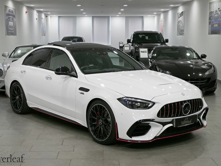 Mercedes-Benz C Class 2024 74 Mercedes Benz C63 S E Performance 4Matic White