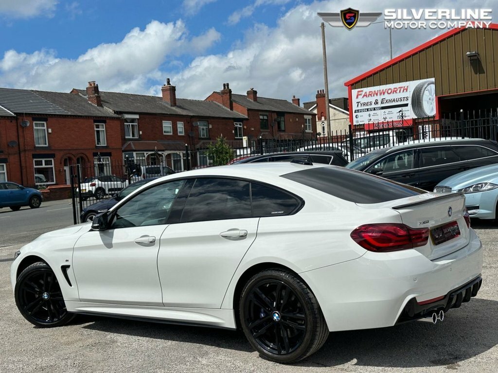 BMW 4 Series Gran Coupe 2L M Sport YG69LXX White #2
