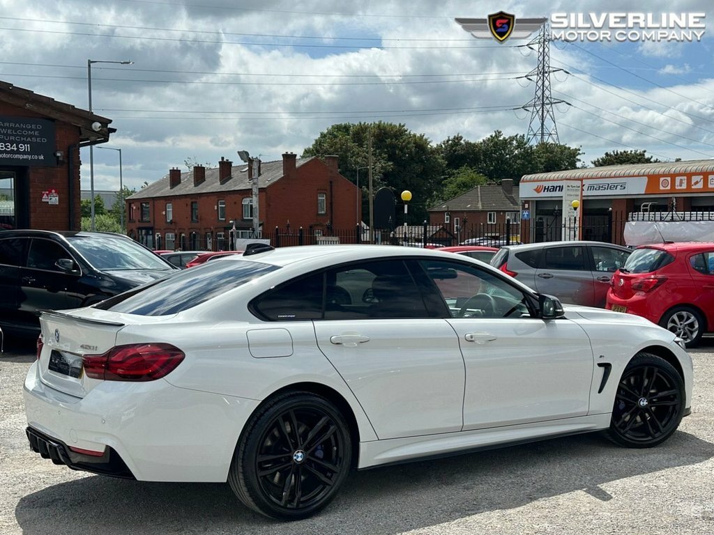 BMW 4 Series Gran Coupe 2L M Sport YG69LXX White #5