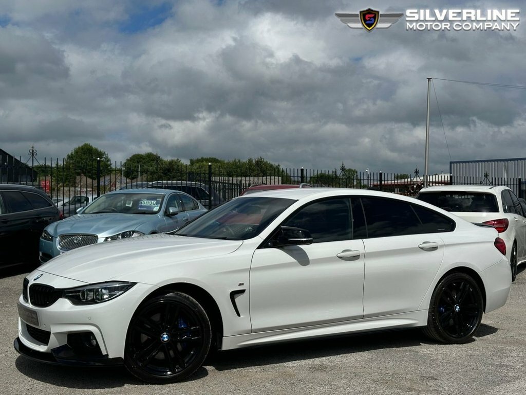 BMW 4 Series Gran Coupe 2L M Sport YG69LXX White #4