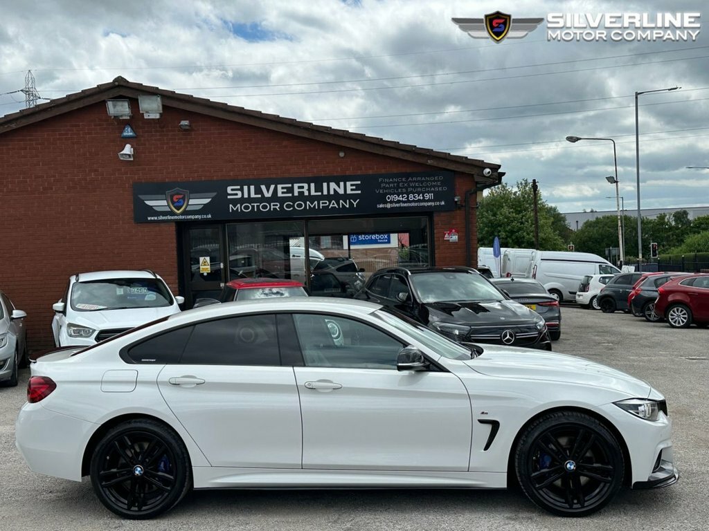 BMW 4 Series Gran Coupe 2L M Sport YG69LXX White #3