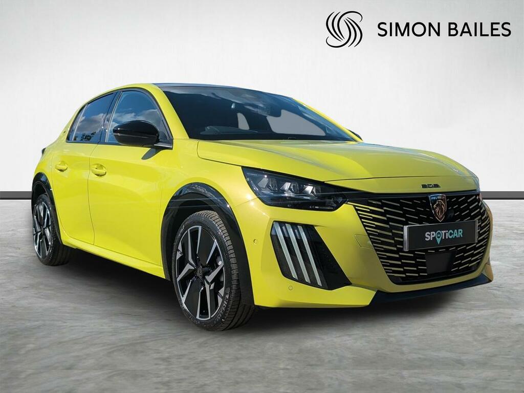 Peugeot 208 1.2 Gt Premium Hatchback Hybrid E-dsc6 Yellow