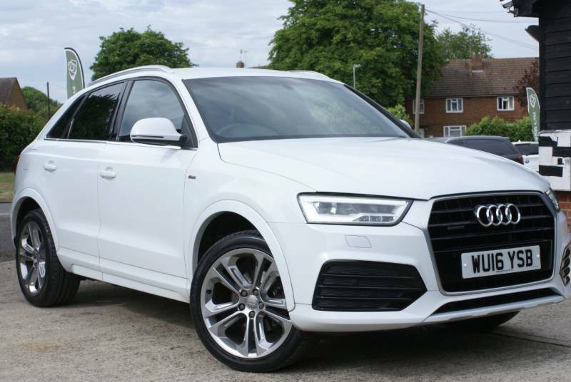 Audi Q3 2.0 Tdi 184 Quattro S Line Plus S Tronic White