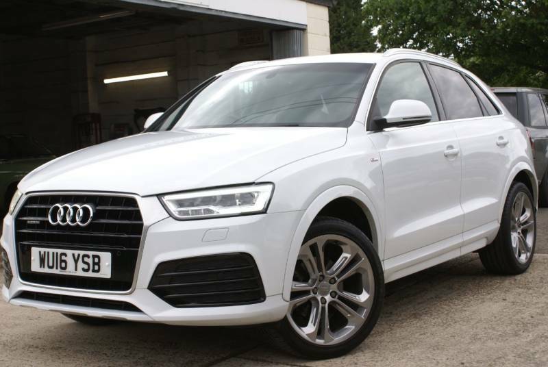 Audi Q3 2.0 Tdi 184 Quattro S Line Plus S Tronic J33NBD White #2