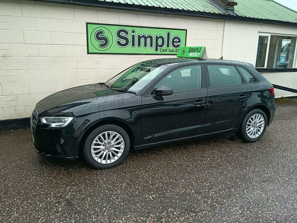 Audi A3 Hatchback 1.6 Tdi Se Technik Sportback Euro 6 Ss PX67UGL Black #4