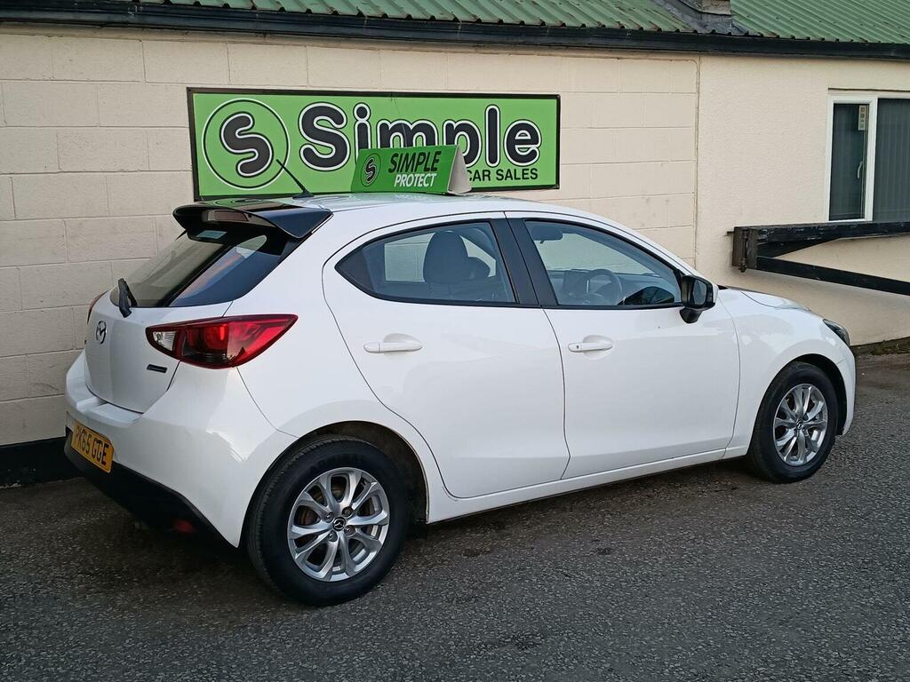 Mazda 2 Hatchback 1.5 Skyactiv-g Se-l Euro 6 Ss 20 PK65GGE White #5