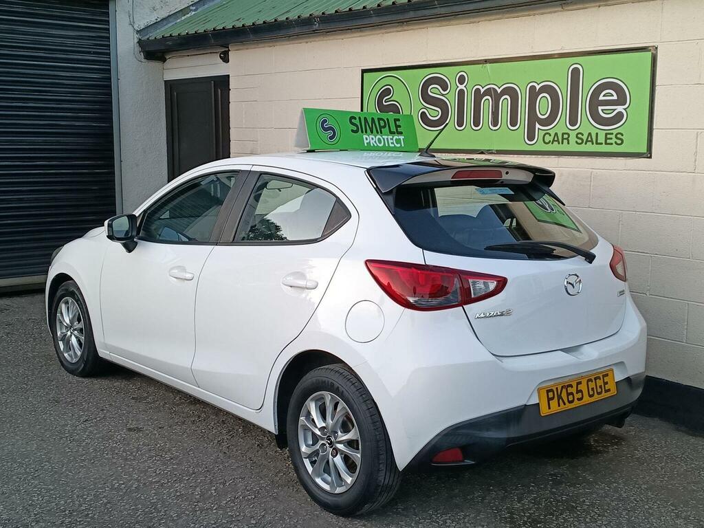 Mazda 2 Hatchback 1.5 Skyactiv-g Se-l Euro 6 Ss 20 PK65GGE White #3